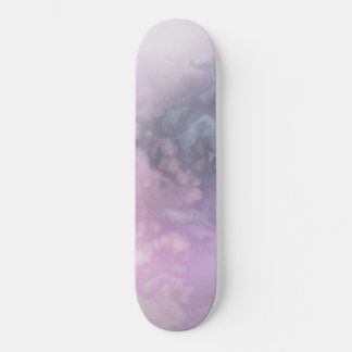 Toxische grafische kaart voor gas (roze crèmeblauw skateboard