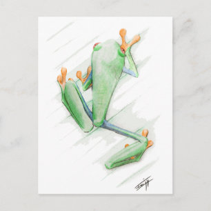 Toxische kikker briefkaart