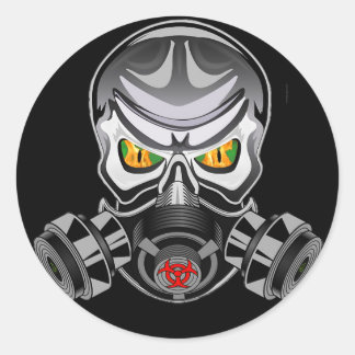 Toxische Logo-sticker Ronde Sticker