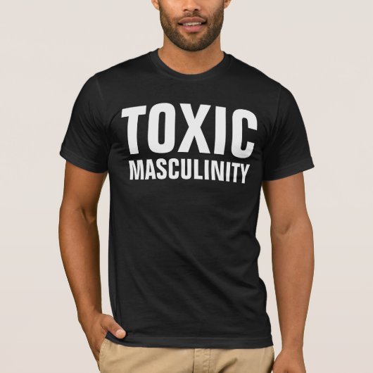TOXISCHE MASCULINITEIT MANNEN FUNNY T-Shirts (Voorkant)
