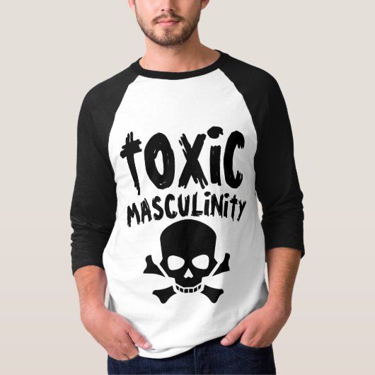 TOXISCHE MASCULINTY Funny Mannen T-Shirts (Voorkant)