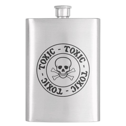 Toxische schedel en kruisbeenderen flacon (Voorkant)