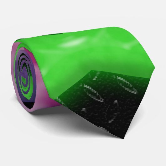 Toxische schedel stropdas (Opgerold)