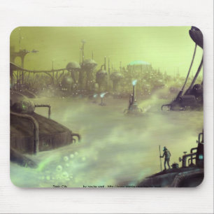toxische stad mousepad muismat
