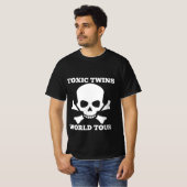 Toxische tweeling, wereldrondleiding t-shirt (Voorkant volledig)