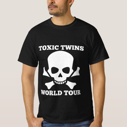Toxische tweeling, wereldrondleiding t-shirt (Voorkant)