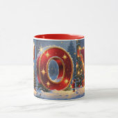 TOY Christmas Mug - Festive Holiday Coffee Mug wit (Centre)