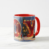 TOY Christmas Mug - Festive Holiday Coffee Mug wit Mok (Voorkant rechts)
