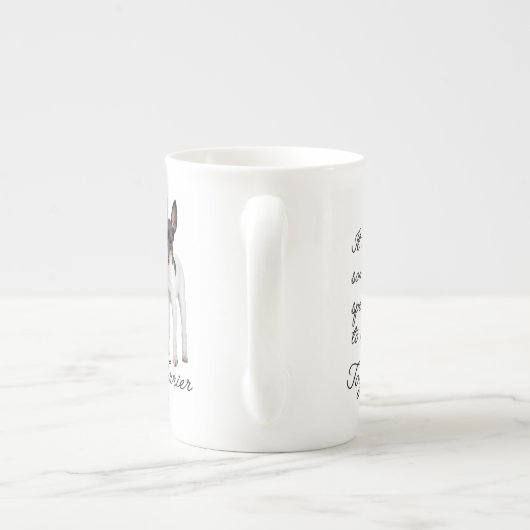 Toy Fox Terrier Maman Bone China Mug (Dos)