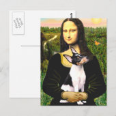 Toy Fox Terrier - Mona Lisa Briefkaart (Voorkant / Achterkant)