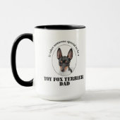 Toy Fox Terrier Papa Mug (Gauche)