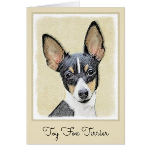 Toy Fox Terrier Peinture - Cute Original Chien Art