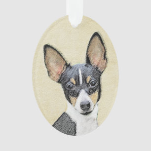 Toy Fox Terrier Peinture - Cute Original Dog Art