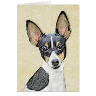 Toy Fox Terrier Schilderij - Mooie Originele Honde