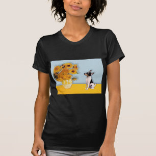 Toy Fox Terrier - Zonnebloemen T-shirt
