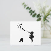 Toy Poodle Briefkaart (Staand voorkant)