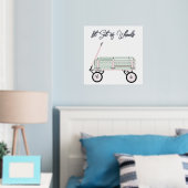 Toy Wagon avec Foil Texte Imprimer Poster (In situ (chambre))