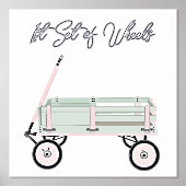 Toy Wagon avec Foil Texte Imprimer Poster (Recto)