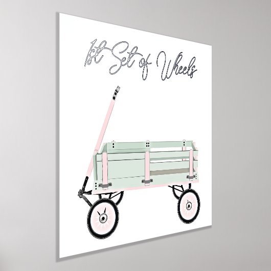 Toy Wagon avec Foil Texte Imprimer Poster (Poser)