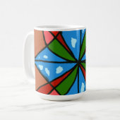 "Toy Windmill" Abstrait Design Mug (Devant gauche)