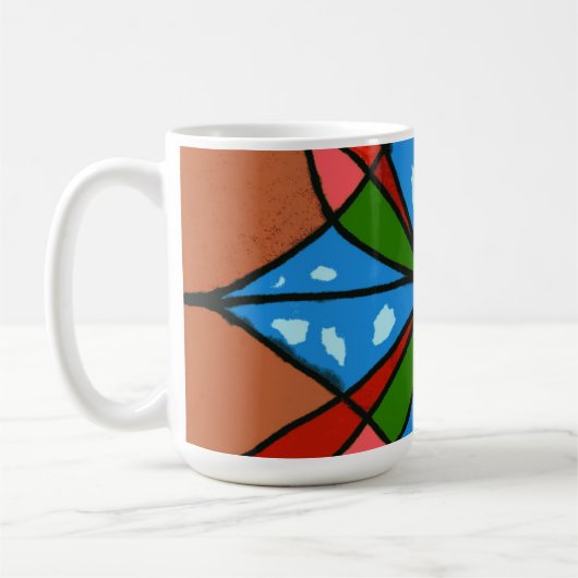 "Toy Windmill" Abstrait Design Mug (Gauche)