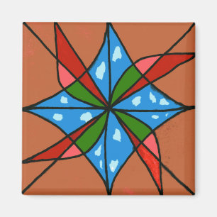 "Toy Windmill" Magnet d'art Abstrait