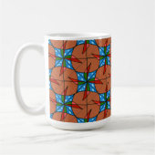 "Toy Windmill Tiled" Abstrait Design Mug (Gauche)