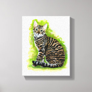 Toyger Canvas Afdruk