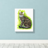 Toyger Canvas Afdruk (Insitu (Houten vloer))