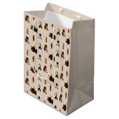 Toyland Holiday Gift Bag Medium Cadeauzakje (Voorkant Gekanteld)