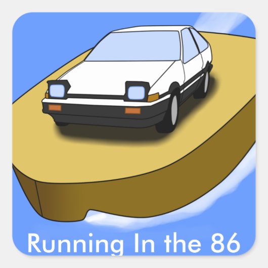 Toyota AE86 Tonnerre Sticker (Devant)