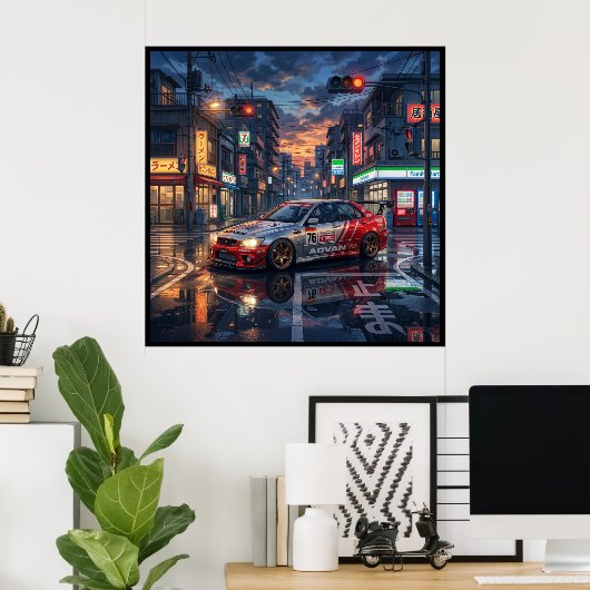 Toyota Altezza Toercar Poster (Thuiskantoor)