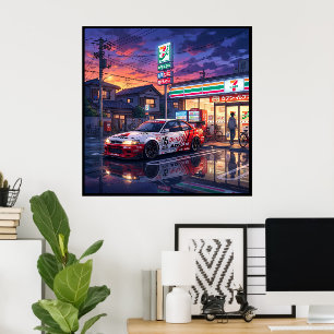 Toyota Corolla Levin AE101 Toercar Poster