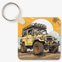 Toyota FJ40 Land Cruiser 4x4 Sleutelhanger