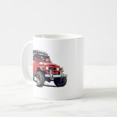 Toyota FJ40 Land Cruiser Mug personnalisable (Devant gauche)