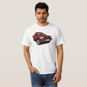 Toyota Hilux - rood - T-shirt (Voorkant volledig)