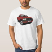 Toyota Hilux - rood - T-shirt (Voorkant)