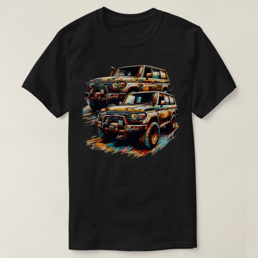 Toyota Land Cruiser 10 T-shirt (Design voorkant)