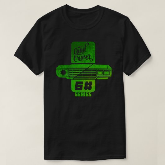 Toyota Land Cruiser FJ60 HJ62 FJ62 — Model 60 Seri T-shirt (Design voorkant)
