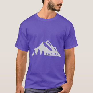 Toyota Mountain Logo Versie 3 Wit T-shirt