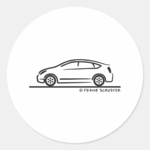 Toyota Prius Ronde Sticker