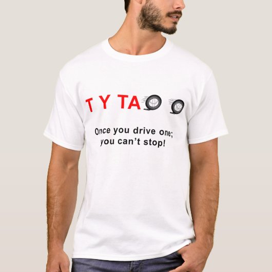 Toyota problemen met auto t-shirt (Voorkant)