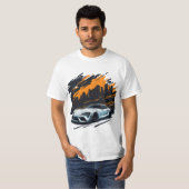 Toyota Supra mk5 JDM Voiture Enthousiaste T-shirt (Devant entier)
