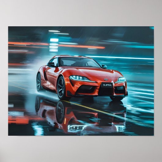 Toyota Supra Poster (Voorkant)