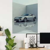 Toyota Supra Poster (Thuiskantoor)