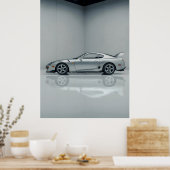 Toyota Supra Poster (Keuken)