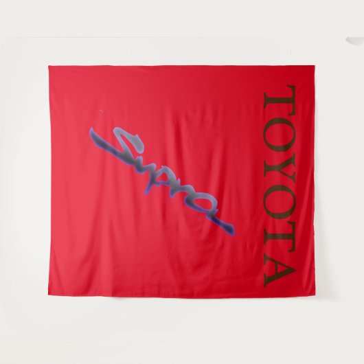 Toyota Supra Wandkleed (Voorkant (horizontaal))