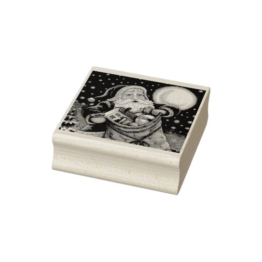 TOYS OP DE ROOF TOP, SANTA RUBBER STEMP 	RUBBERSTEMPEL (Stempel)