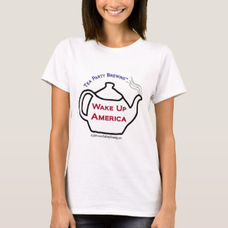 TP0101 Tea Party wekt het Amerikaanse vrouwelijke T-shirt