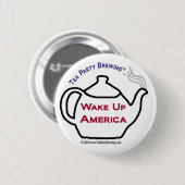 TP0101 Wake Up America Button (Voorkant /achterkant)
